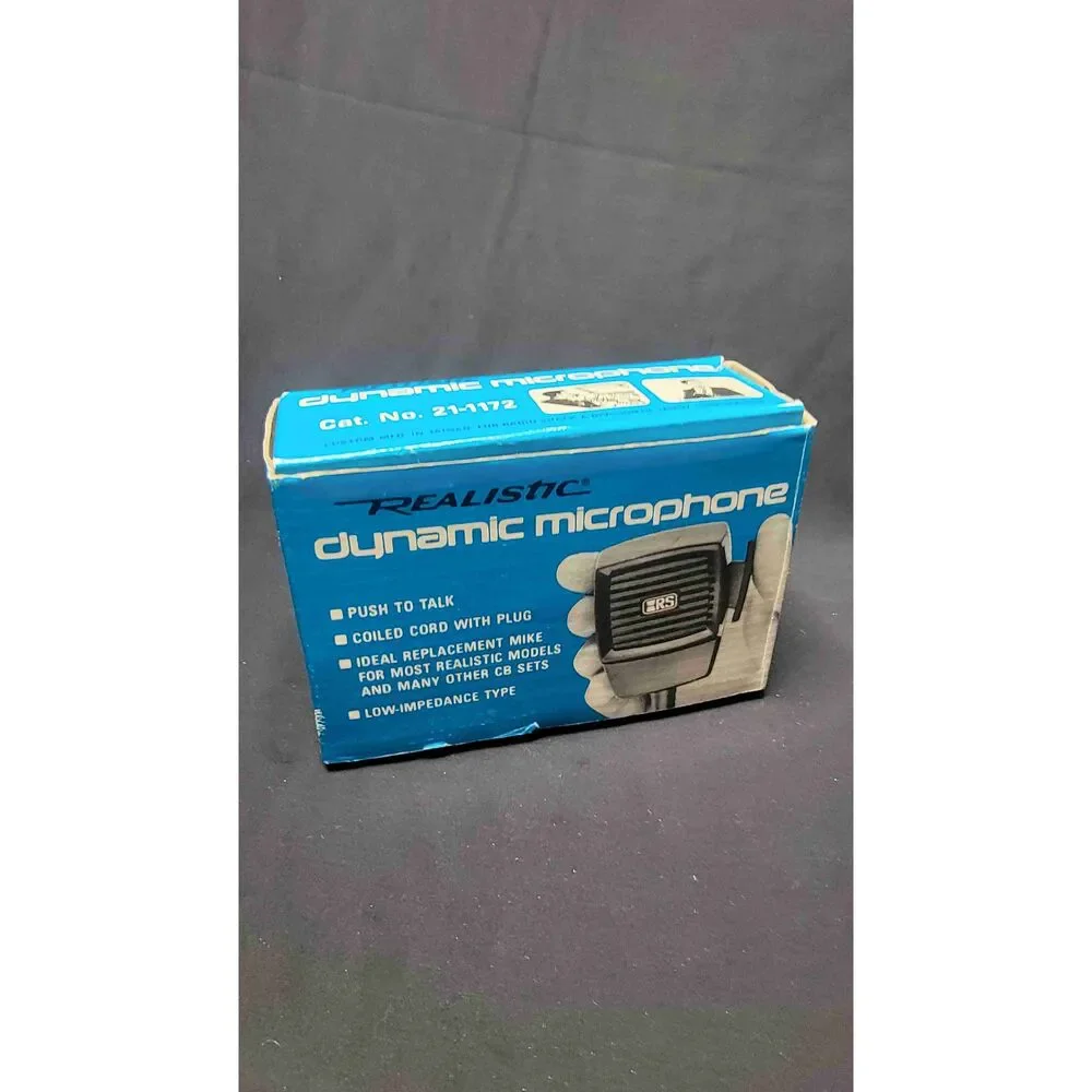 NWT Realistic Dynamic Handheld Microphone Replacement CB Model
